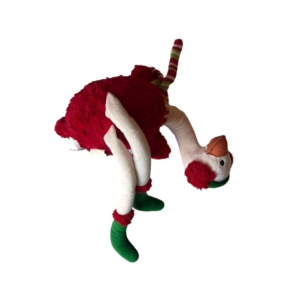 Pier 1 Imports Plush Stuffed Animal Christmas Holiday Ostrich Bird 19” Shelf Sit - Picture 9 of 10
